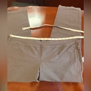 Eileen Fisher 1X light brown stretchy Pants.